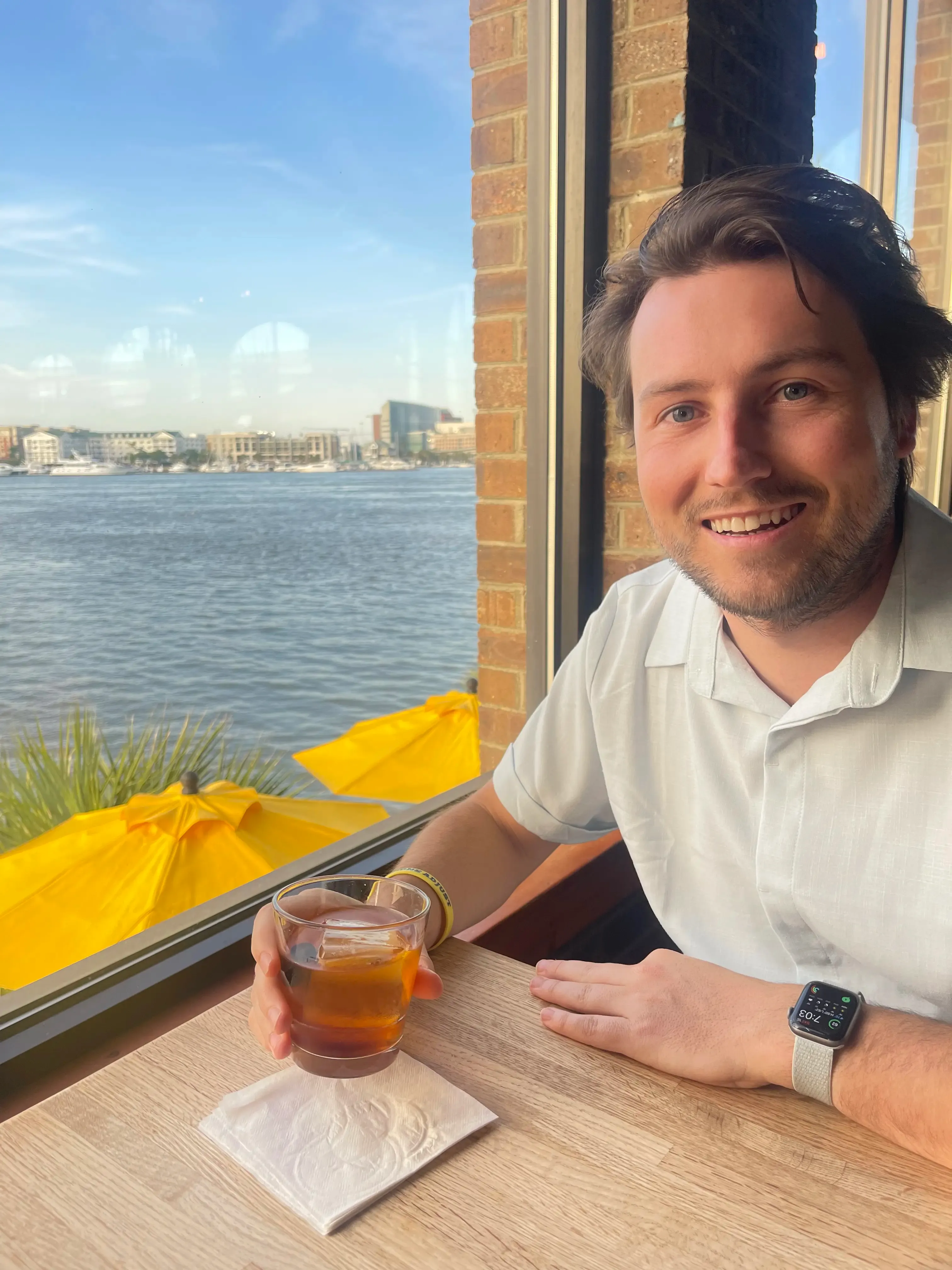Photo of Riley Caldwell, the founder and developer of Dockside Web Solutions